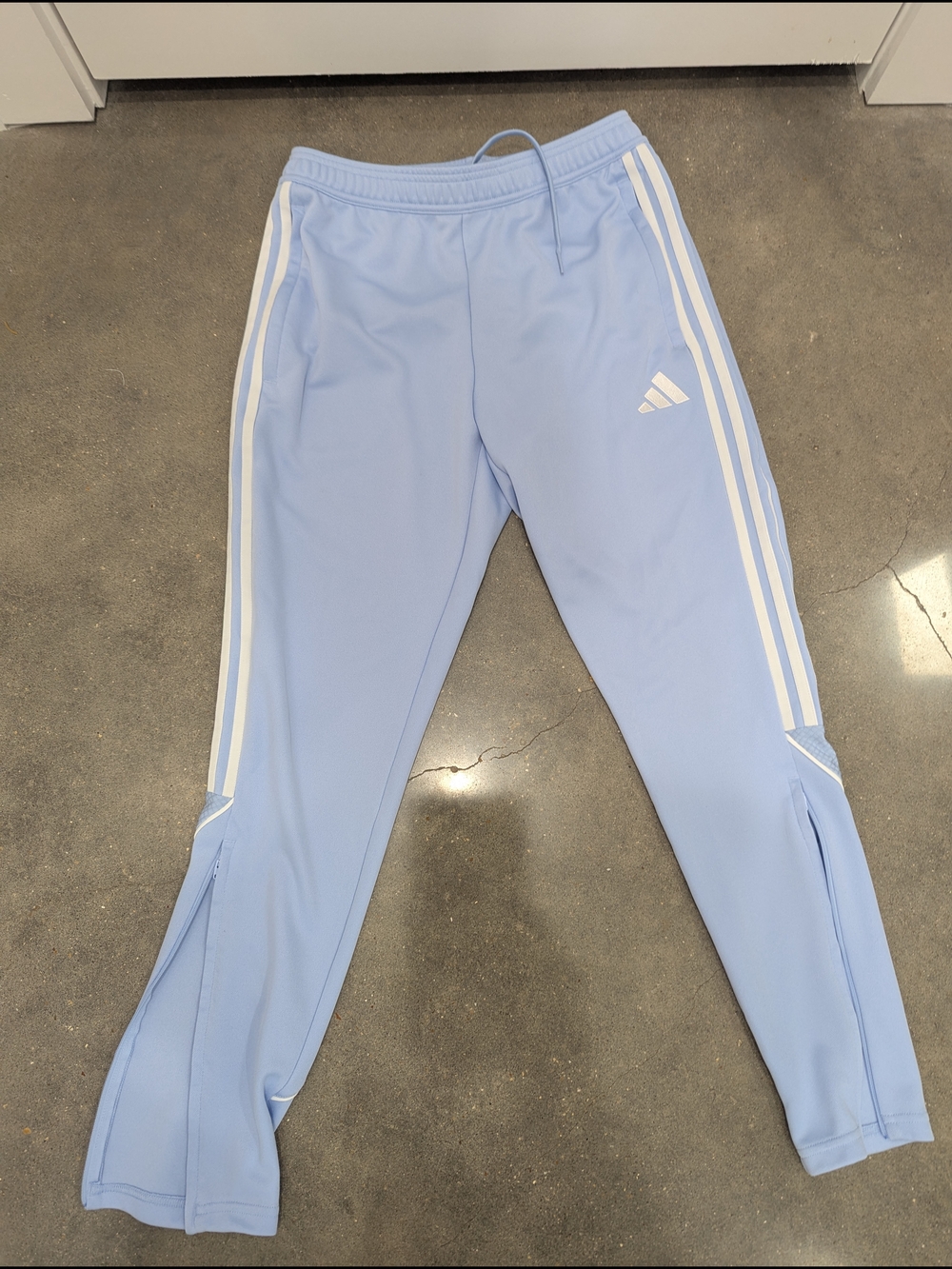 adidas Women's Periwinkle Three-Stripe Joggers